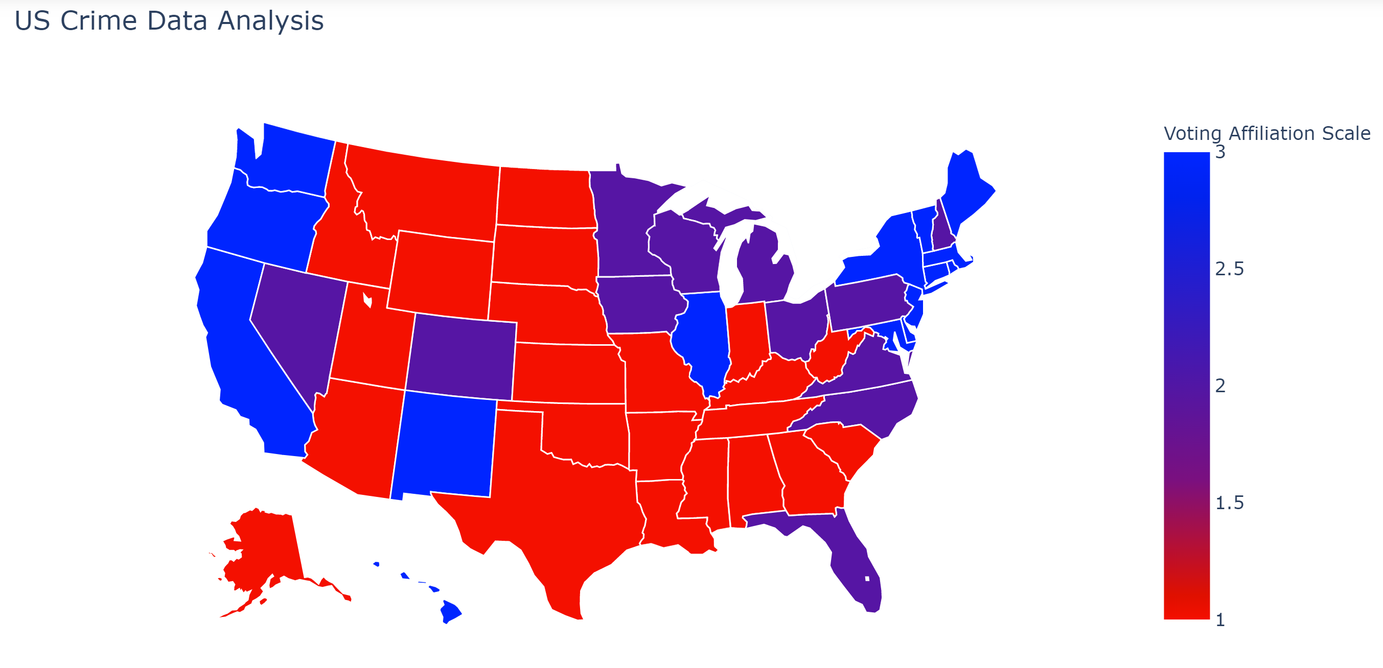 party affiliation by state